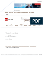 Target Costing and Lifecycle Costing - ACCA Global