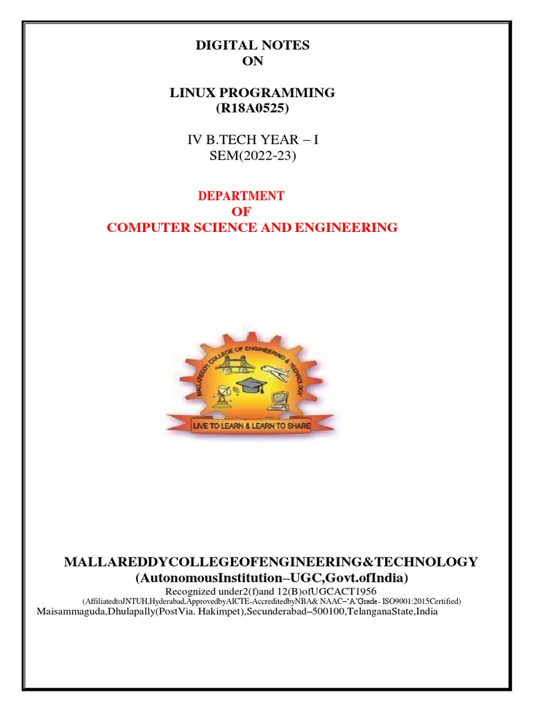 Linux Programming | PDF | Network Socket | Engineering