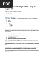 What Is Grid Islanding Scheme