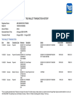 RFID Toll Fare Trip Northern