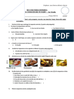 Prueba para Cooncurso 1er Gardo