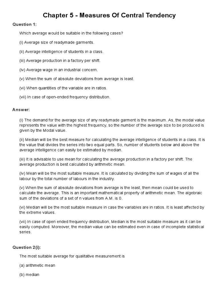 Ch 5 pdf mean average
