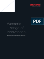 Westeria - Range of Innovations: Windsifting - Conveying - Dosing - Spreading