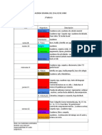 Agenda Semanal 29 Al 02 de Junio 2023 - 2° Básico