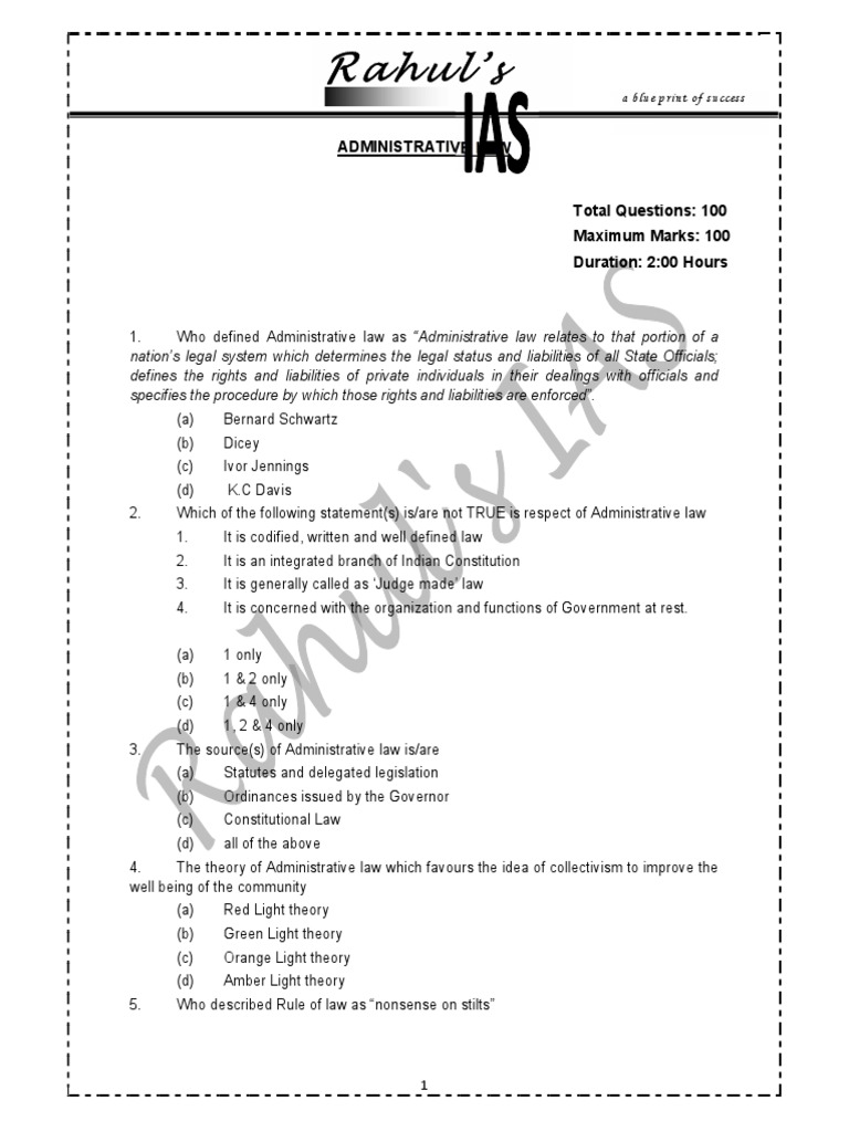 Admin Law Practice TestIi PDF Certiorari Writ