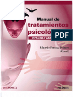 Eduardo Fonseca Pedrero - Manual de Tratamientos Psicológicos - Infancia y Adolescencia-Pirámide (2021)