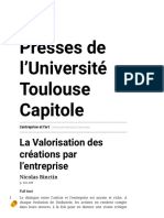 L'entreprise Et L'art - La Valorisation Des Créations Par L'entreprise - Presses de L'université Toulouse Capitole