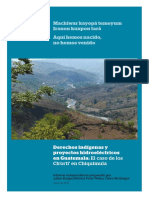 Derechos Indigenas y Proyectos Hidroelectricos Guatemala