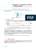 3 - Organogenèse, Histiogenèse Et Cytogenèse Du Système Nerveux Central (Cours)