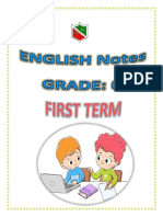 EnglishNotes Grade-6 Week-7