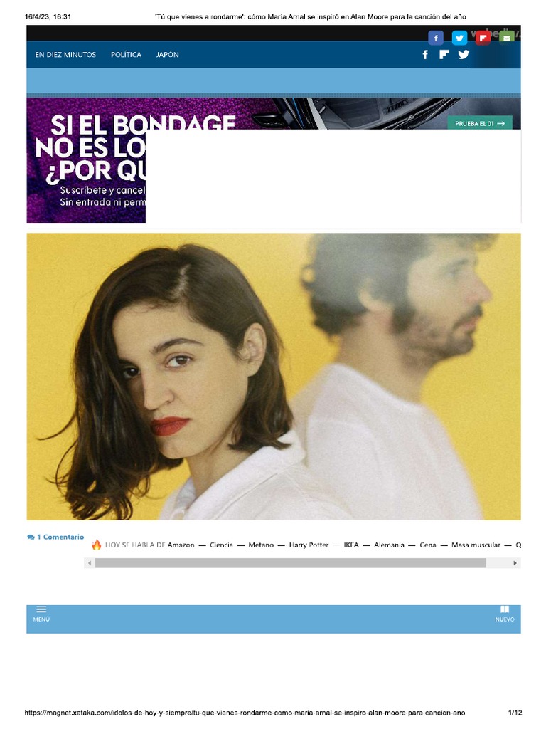 Xataka Tú Que Vienes A Rondarme PDF