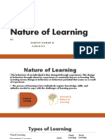 Nature of Learning Dinesh