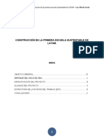 Construcción de La Primera Escuela Sustentable de Latam