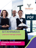 SITXHRM009 Assessment THEORY