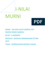 Buku Skrap Bertajuk Nilai-Nilai Murni 2018