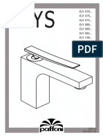 Instruction On Mounting and Use PAFFONI RUBINETTERIA 512852 Cata500476b