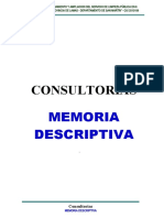 2.3 Memoria Descriptiva Consultorias
