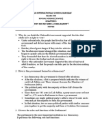 Iis W Why Do We Need A Parliament - Notes