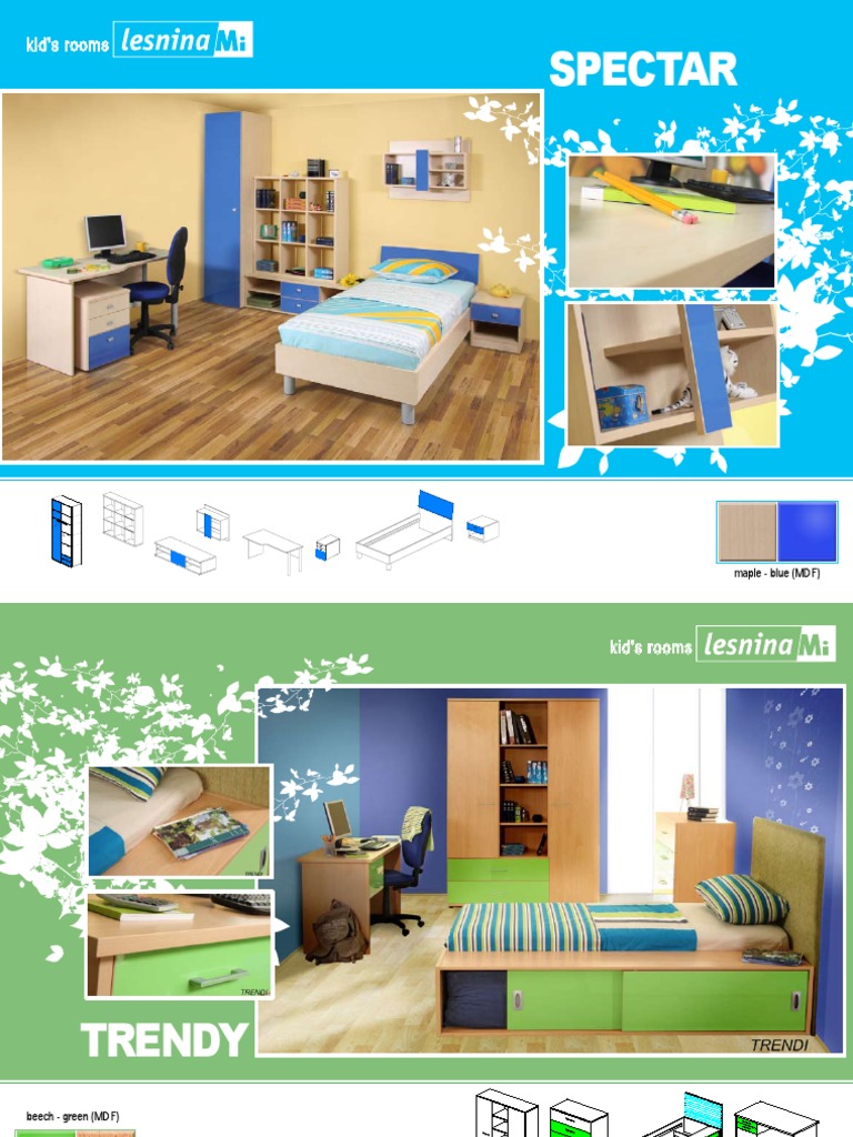Lesnina Mi Katalog Za Detski Sobi | PDF