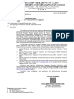 Surat Laporan Evaluasi Pelaksanaan Pembangunan TW I 2023 - Sign