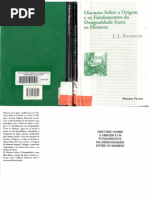 ROUSSEAU. Discurso Sobre a Origem e Os Fundamentos Da Desigualdade Entre Os Homens