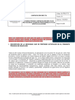 GJ-PR02-FT17 Estudios Previos Contratación Directa de Prestación de Servicios Profesionales y - o de Apoyo A La Gestión