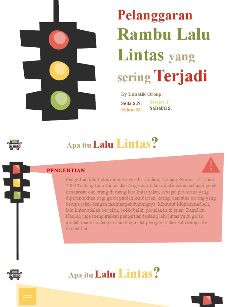 Pelanggaran Rambu Lalu Lintas Umum | PDF