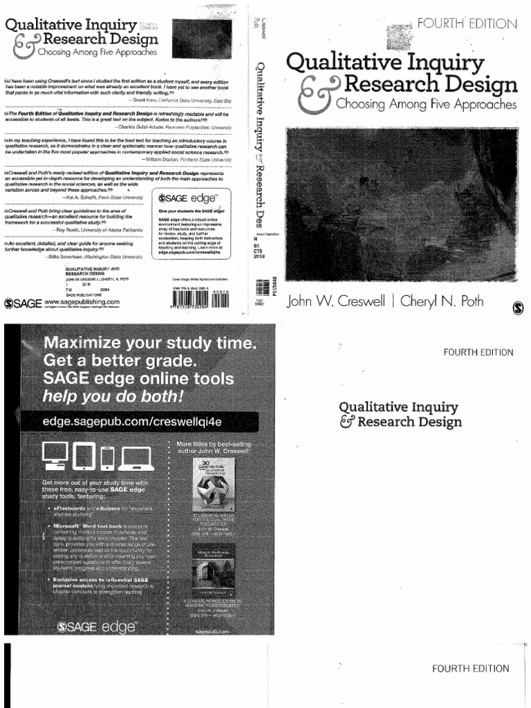Qualitative Inquiry Research Design - Creswell 2018 | PDF