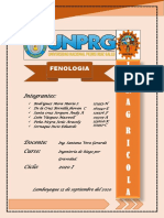 FENOLOGIA