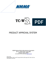 TC-W3 Product Approval System (6.22)
