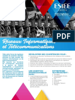 2021 ESIEE-Amiens Reseaux Informatiques Objets Connectes Et Telecommunications Plaquette Web