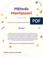 Montessori Plano de Aula Edumadoc III