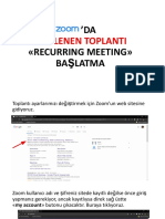 Zoom - Yi̇nelenen Toplanti