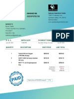 Paid Medical Invoice