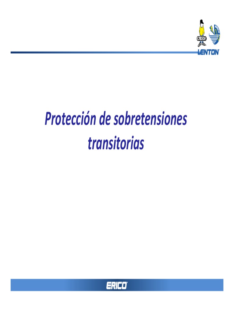 Protección Sobretensiones Transitorias | PDF | Electricidad ...