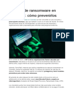 Ataques de Ransomware en Colombia: Cómo Prevenirlos