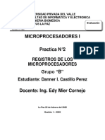 Registro de los microcontroladores