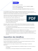 Fiscalité de L'entreprise - Panorama À L'usage Du Créateur