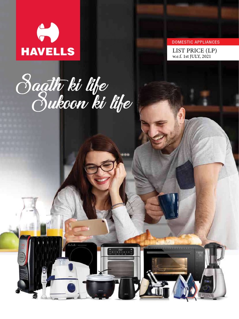 Havells Home Appliances Price List PDF Oven Cooking
