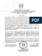 Diagnostico Del Riesgo Fiscal en La Ula en Materia de Islr e Iva