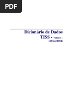 Dicionário de Dados - TISS
