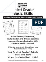 3rd Grade Basic Skills - Math - Addition, Subtraction, Multiplication, Division