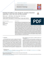 Control de Lectura - Sustaining The Healthcare Systems Through The Conceptual of Biomedical Engineering