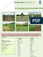 A Farmers Guide To Choosing and Using Herbicides CFU 2018 Printing Proof. Ex Rosie