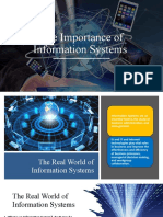The Importance of Information Systems