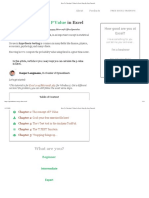 Calculate P Value in Excel (Step-By-Step Tutorial)