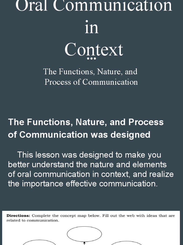 Oral Communication in PPT 1 | PDF