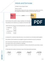 Chemical Symbols and Formulae Worksheet (Interactive)