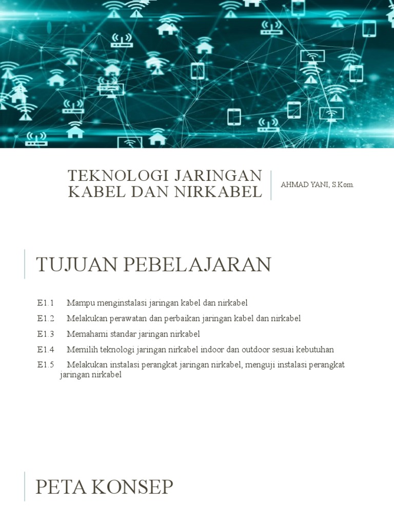 Teknologi Jaringan Kabel Dan Nirkabel | PDF