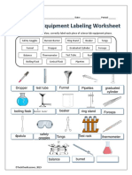 Science Lab Equipment Labeling Worksheet-1